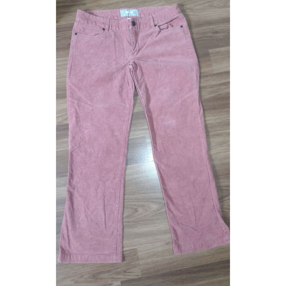 J.Crew Womens Corduroy Pants 31 S Bootcut Pink Coral Grunge Preppy